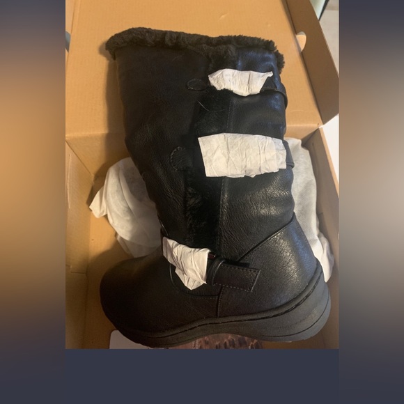 Brand DREAM PARIS 100% new knee high boots black size5 - Picture 2 of 2